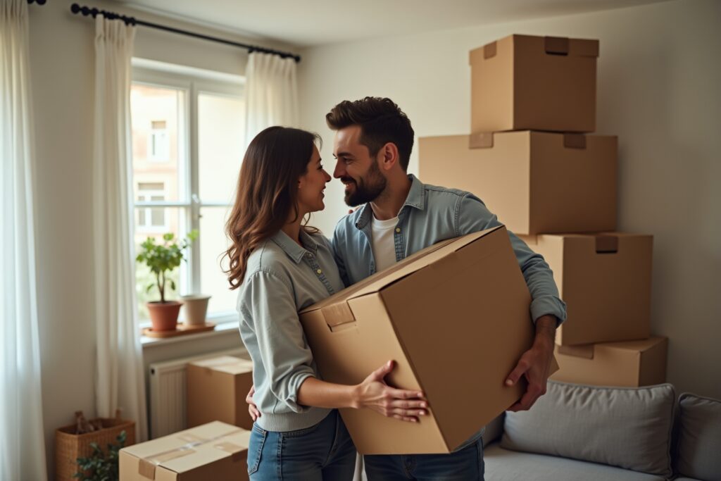 Die Kunst des gemeinsamen Neuanfangs: Harmonievoller Umzug zu zweit Die Kunst des gemeinsamen Neuanfangs: Harmonievoller Umzug zu zweit
